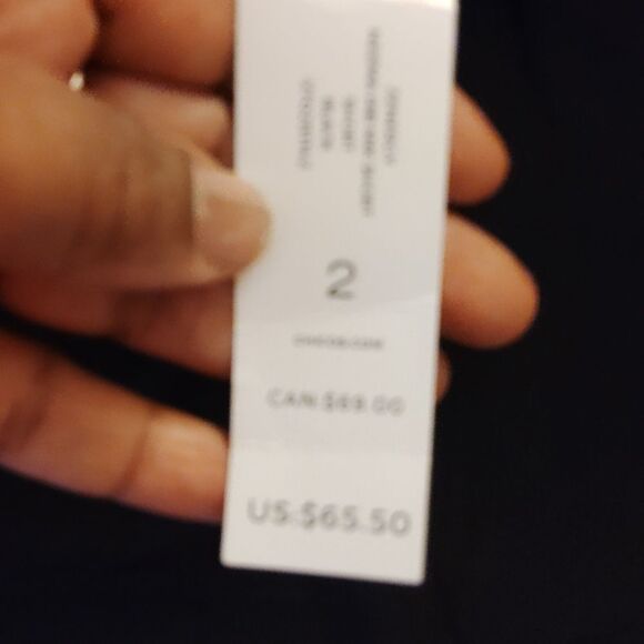 Chico's Black High Waist Tailored Shorts - Picture 2 of 4